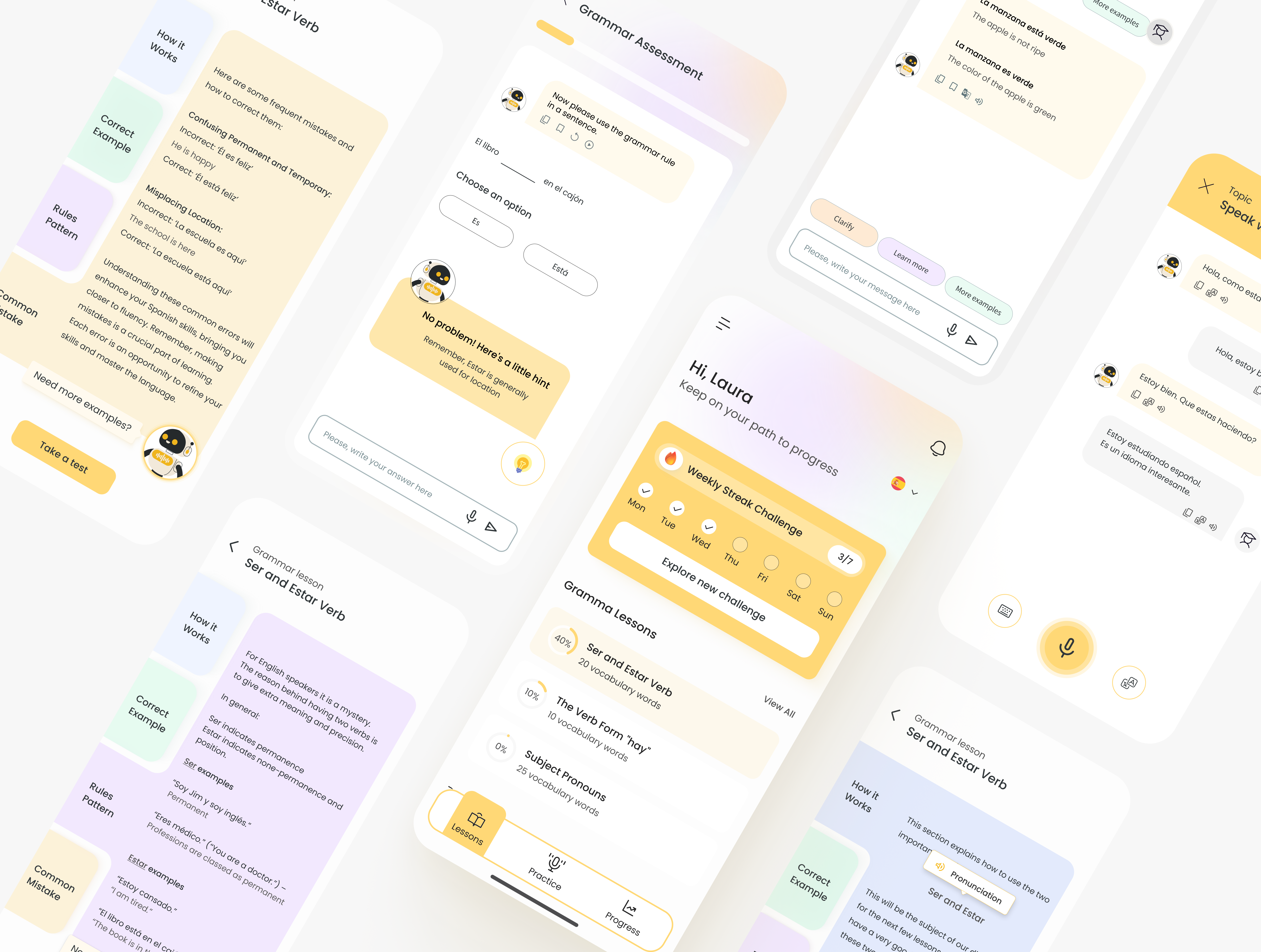 Learning mobile app